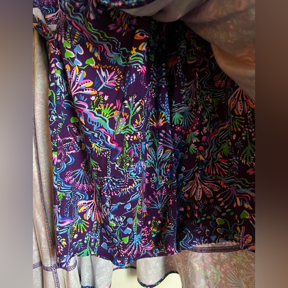 Rilla Long Sleeve Wrap Romper Lilly Pulitzer - Picture 6 of 6